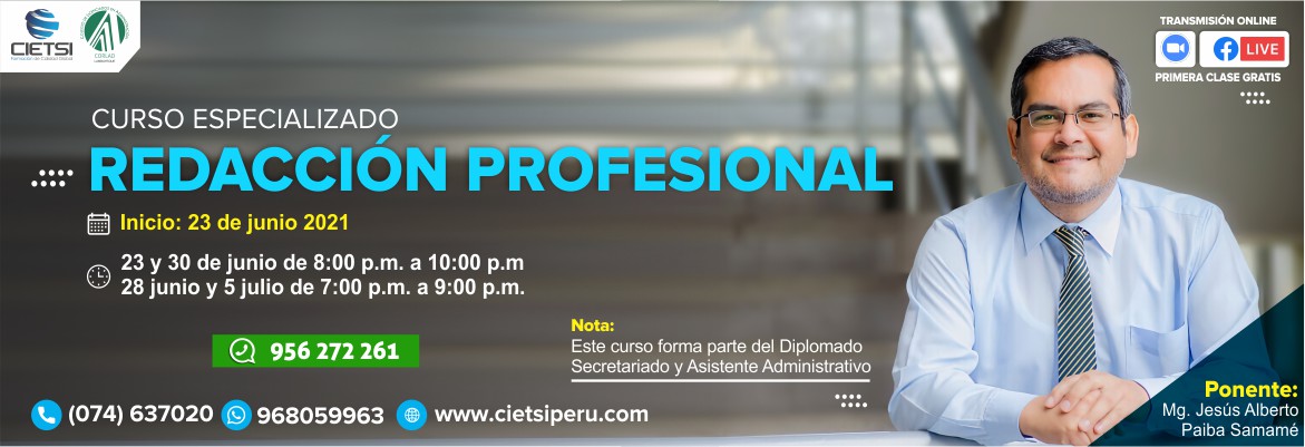 curso especializado redacciOn profesional 2021